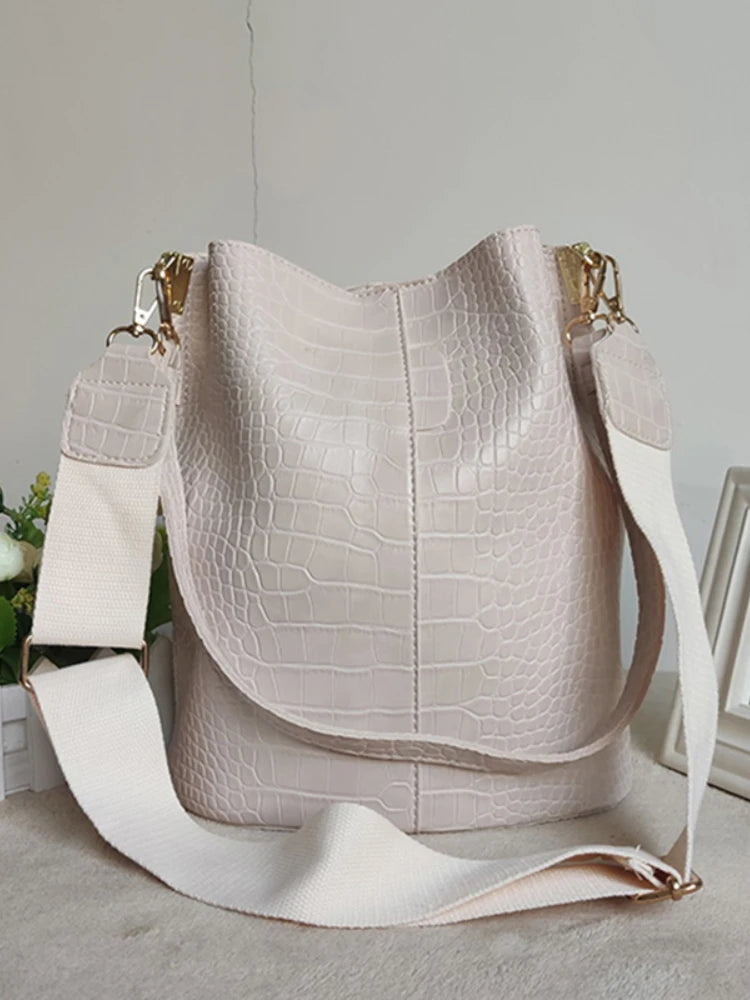 Women's Stone Joker Handbags Portable Casual Tide Fashionable