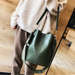 Women's Stone Joker Handbags Portable Casual Tide Fashionable
