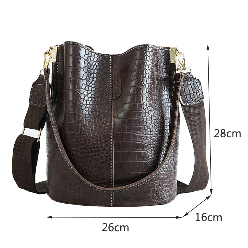 Women's Stone Joker Handbags Portable Casual Tide Fashionable