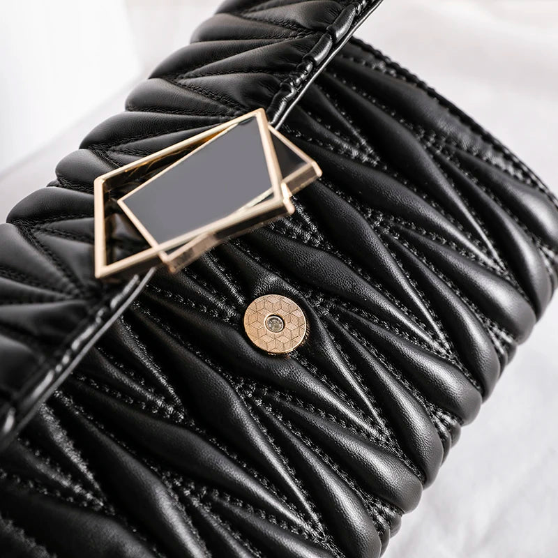 Stylish Crossbody Bag PU Leather Handbag Mini Messenger Bag