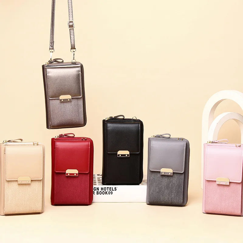 Women's Small Leather Shoulder Bag Crossbody Purse