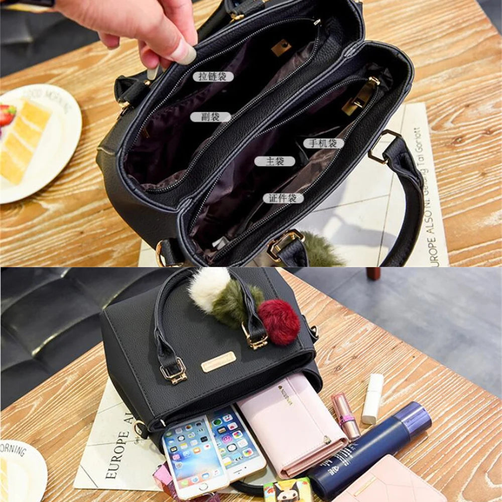 Women's Beaded Totes Bag Embossed Shoulder Bag Crossbody Handbag
