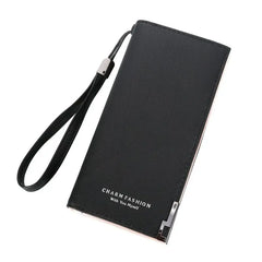 Women Leather Purses High Clutch Zipper Wallet Ladies Long Handbag