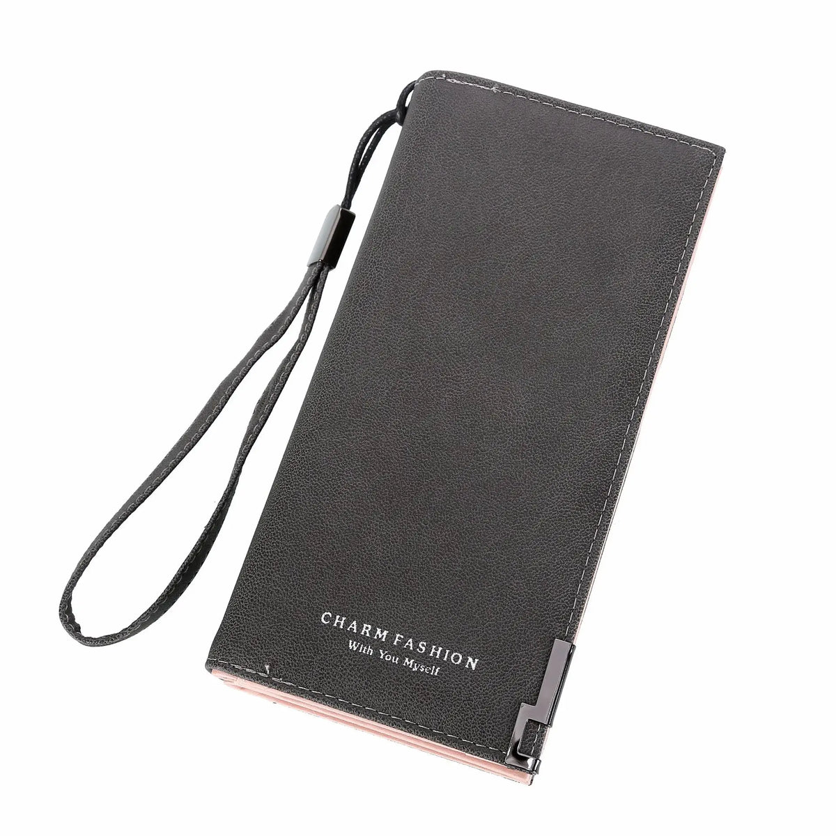 Women Leather Purses High Clutch Zipper Wallet Ladies Long Handbag