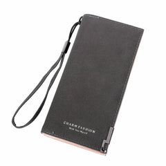 Women Leather Purses High Clutch Zipper Wallet Ladies Long Handbag