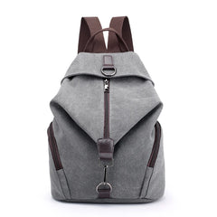 Canvas Backpack School Lady Student Laptop Bag Shoulder Bag