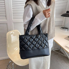 Winter Handbag for Women High Down Cotton Crossbody Bag