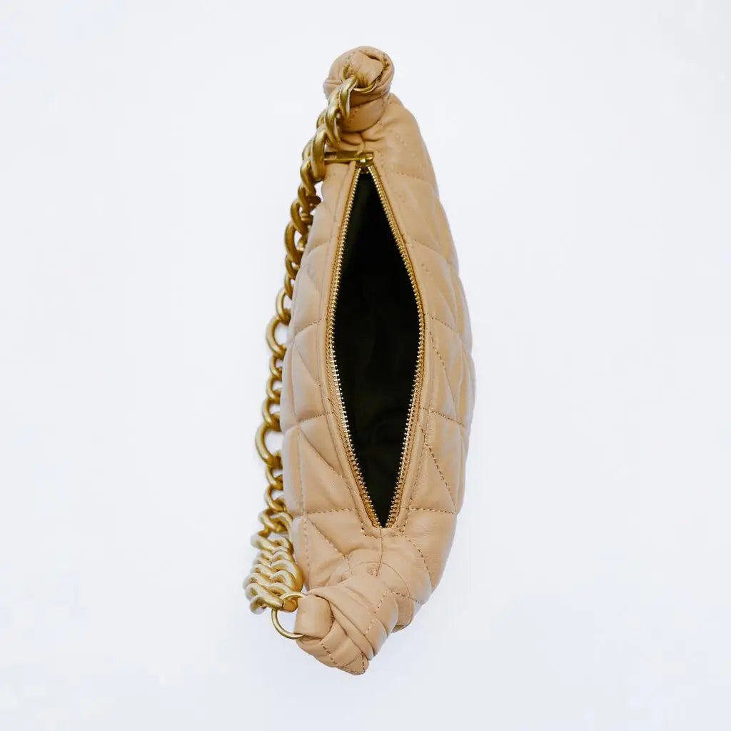 Thick Chains Hobos Shoulder Bags Women Handbags Lingge Lady Bag Small Tote