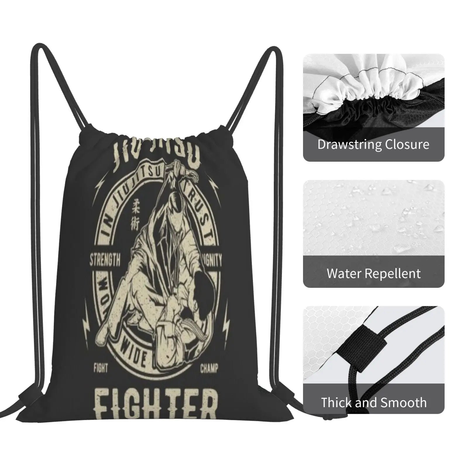 BJJ 5 Backpacks Shoe Bags Rope Bag Women'S Backpack Bags