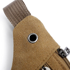 Waterproof Outdoor Sports Bag Canvas Pouch Korean-Style Waist Bag