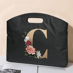 Briefcase Handbag 26 Letter Print Tote Business Laptop Bag