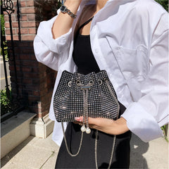 Bright Diamond Bucket Bag for Women Tote Bags