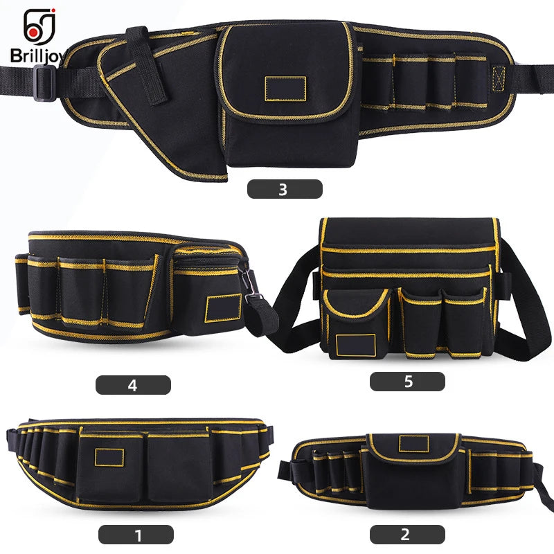 Waist Pack Hardware Waist Tool Storage Bag with Belt