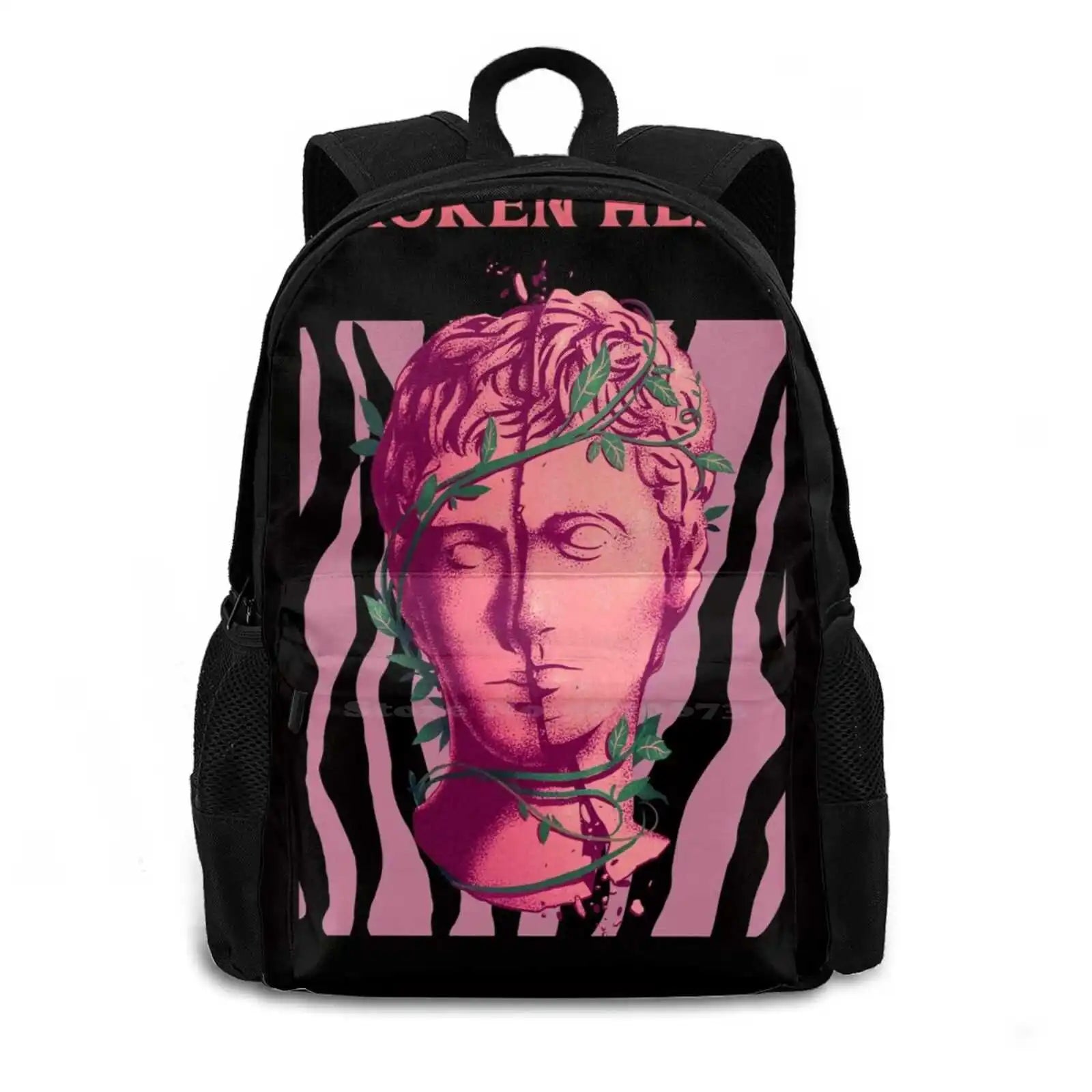 Broken Heart 3D Print Backpack Casual Bag Where Is The Love Summer Is