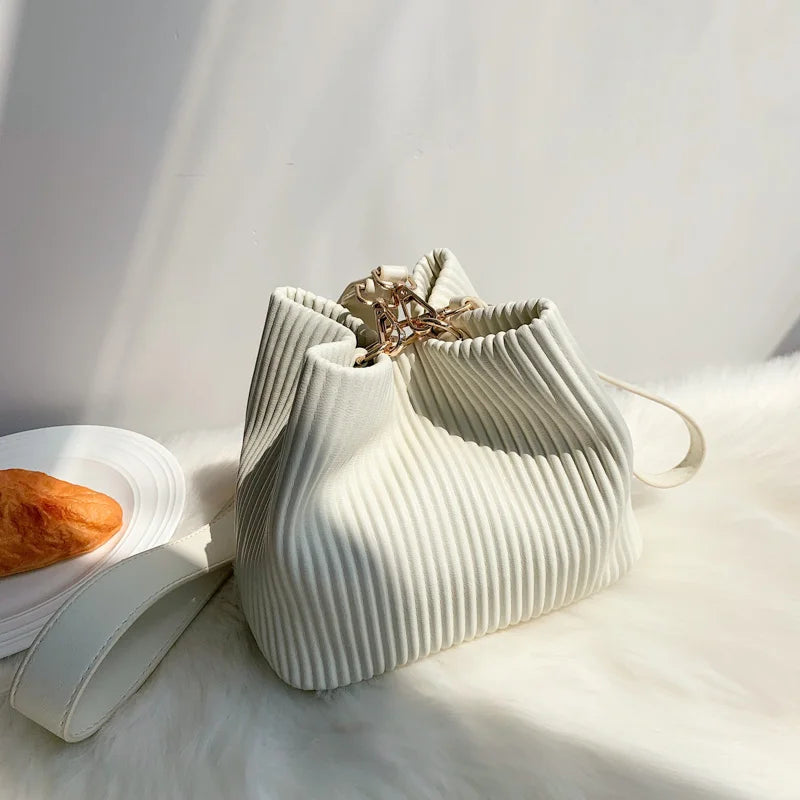 Winter PU Leather Women's Handbag Small Shoulder Bag