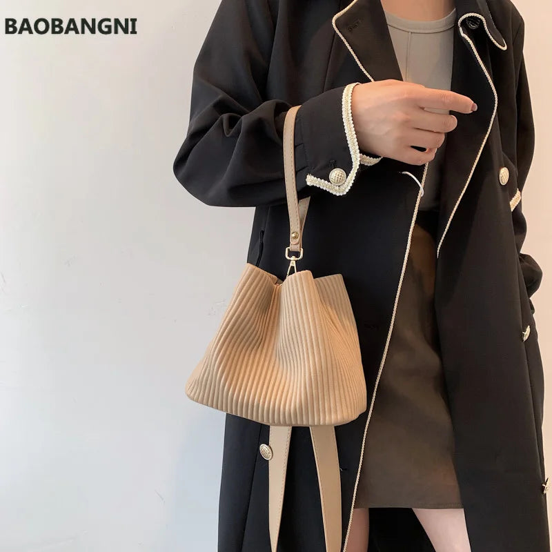 Winter PU Leather Women's Handbag Small Shoulder Bag