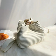 Winter PU Leather Women's Handbag Small Shoulder Bag