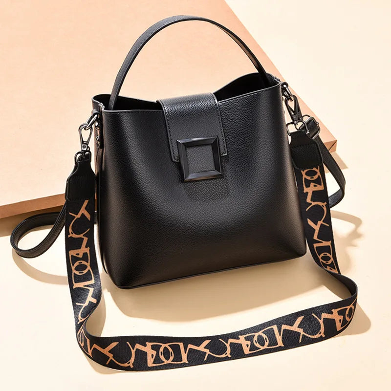 Printed Shoulder Bag for Women Spring Autumn Winter