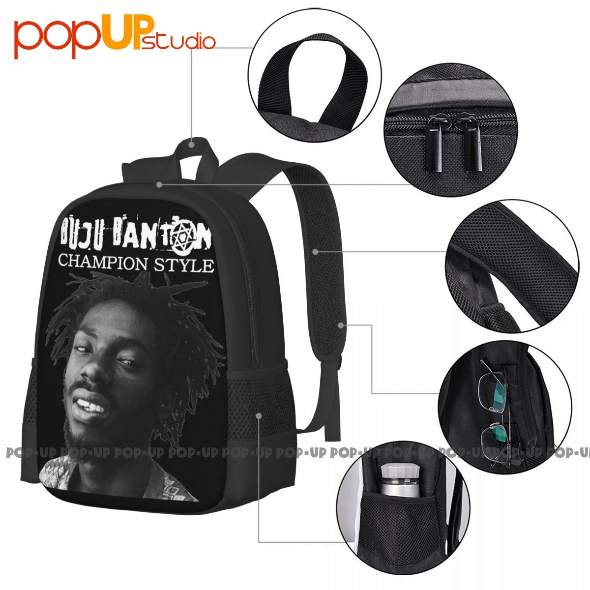 Buju Banton Backpack Large Capacity School Shoe Bag 3d Printing