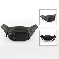 Leather Bum Bag Waist Belt with Zipper