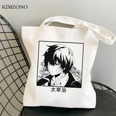 Bungou Stray Dogs tote bag canvas shopper recyclable woven shopping bag