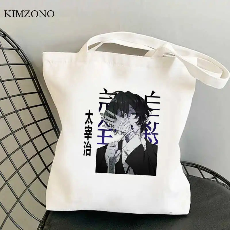 Bungou Stray Dogs tote bag canvas shopper recyclable woven shopping bag