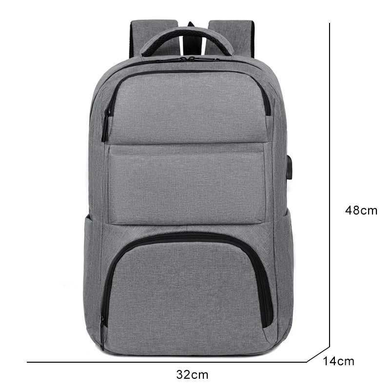 Men's Business Backpack 17'' Laptop Waterproof Travel Bag
