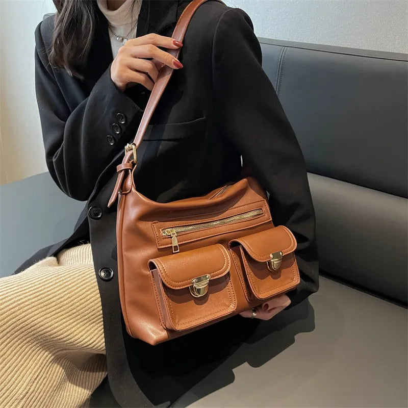 Leather Crossbody Bag for Women - Stylish and Practical Shoulder Handbag