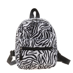 Butterflies Mini Backpack Women Girls Animal Print Double Zipper
