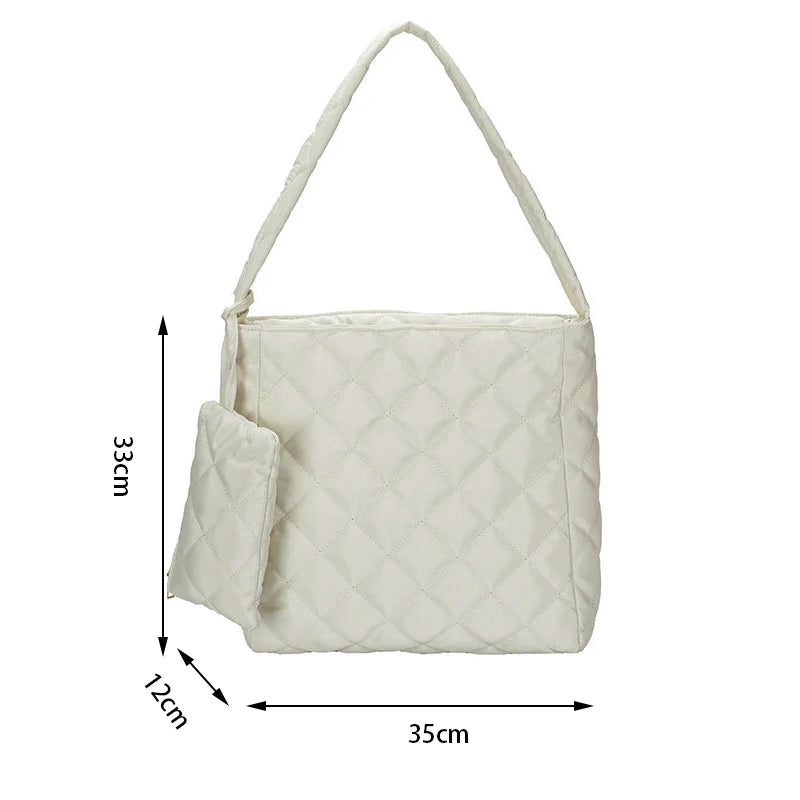 Buylor Space Padded Women's Bag Large Capacity Shoulder Bag