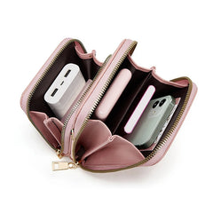 Diamond Lattice Cell Phone Purse Women Bag Wallet Crossbody Shoulder Bag