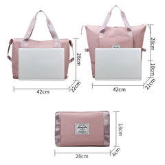 Buylor Foldable Travel Bags Large Capacity Tote Handbags Waterproof