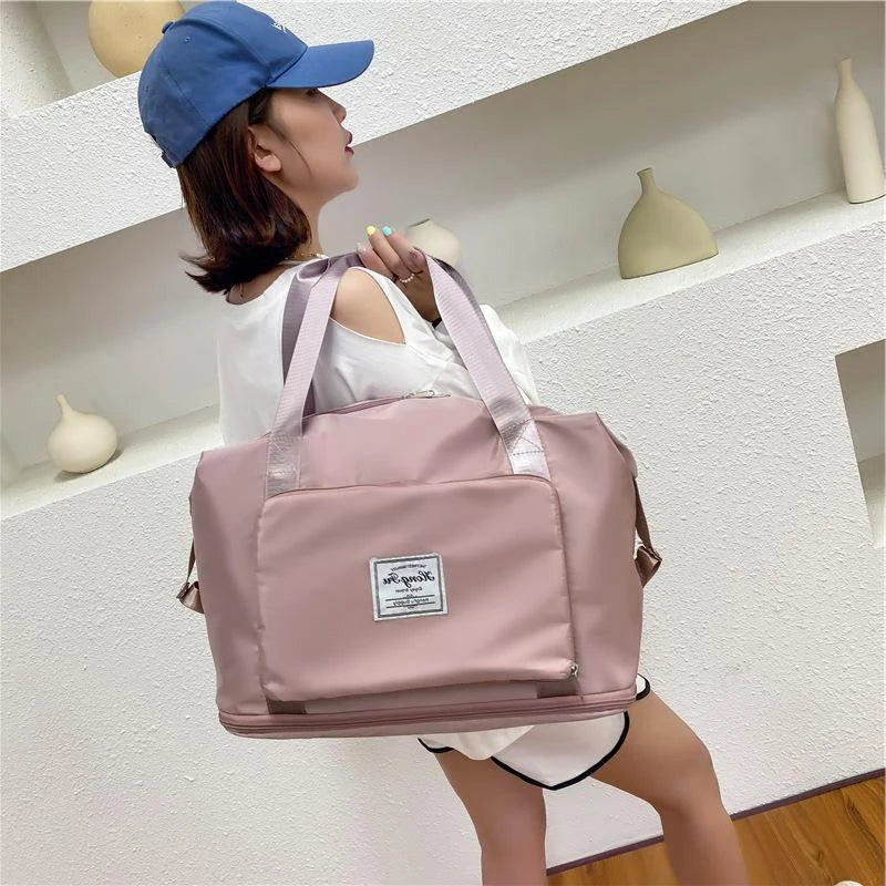 Buylor Foldable Travel Bags Large Capacity Tote Handbags Waterproof