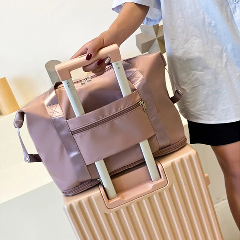 Buylor Foldable Travel Bags Large Capacity Tote Handbags Waterproof