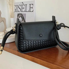 Weave Shoulder Bags Women's Crossbody Bag High PU Leather Handbags