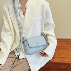 Weave Shoulder Bags Women's Crossbody Bag High PU Leather Handbags