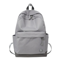 Unisex Laptop Schoolbag Waterproof Nylon Casual Travel Backpack