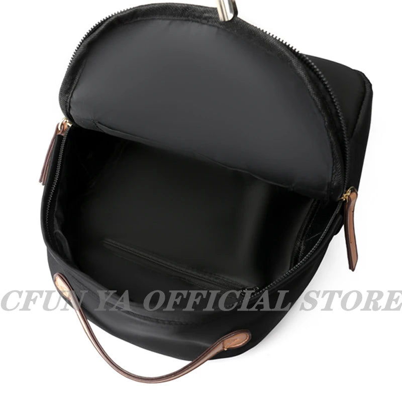 Nylon Anti-Theft Women Mini Backpack School Bags