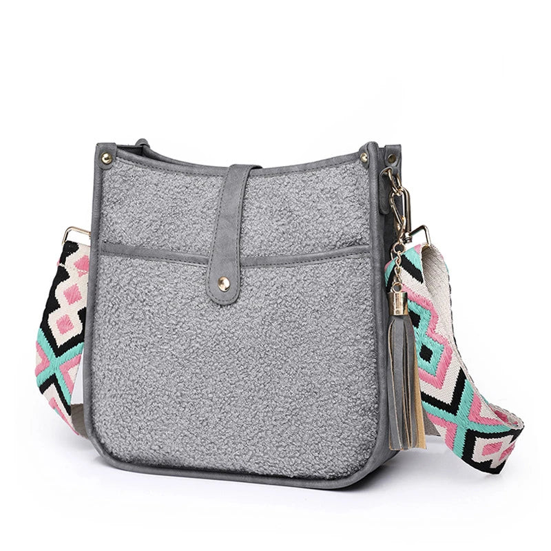 Soft Leather Travel Shoulder Bag for Women Teenager Girls
