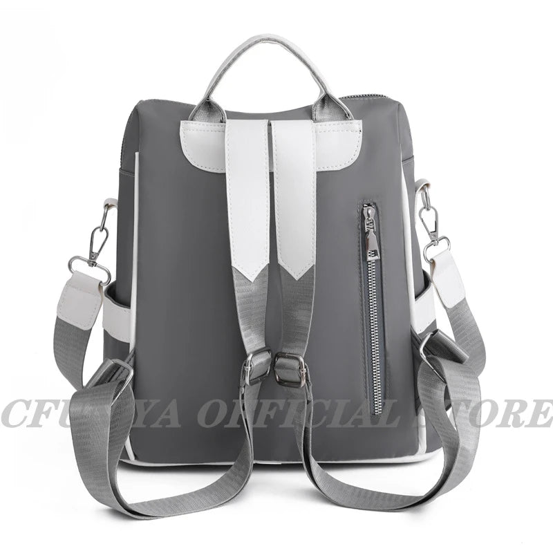 Preppy Style Women Backpack Nylon Schoolbags For Teenage Girl