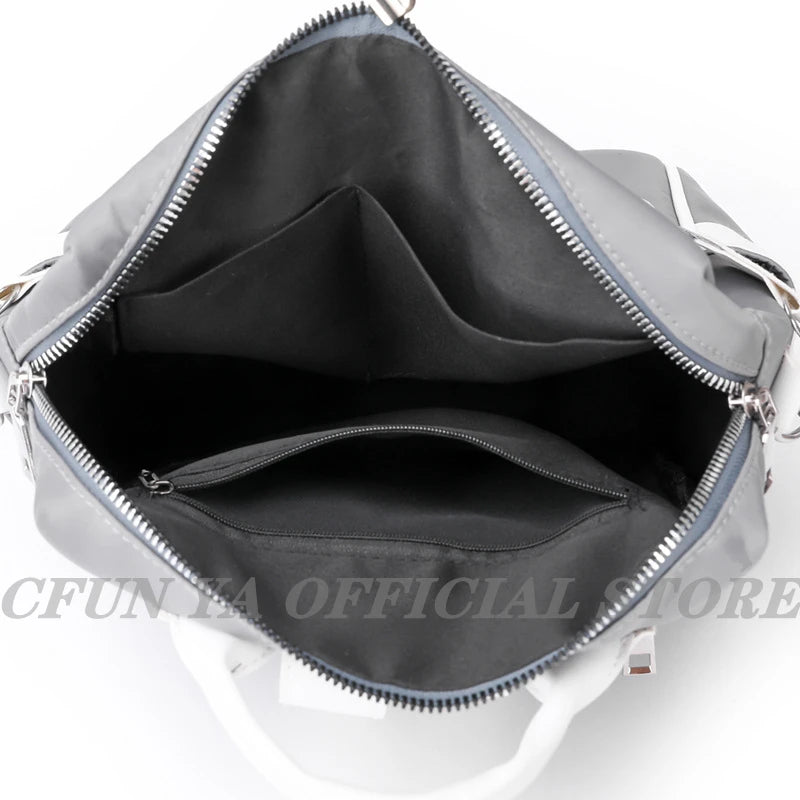 Preppy Style Women Backpack Nylon Schoolbags For Teenage Girl