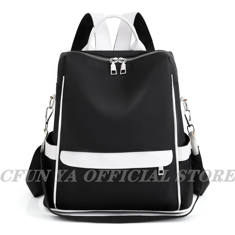 Preppy Style Women Backpack Nylon Schoolbags For Teenage Girl