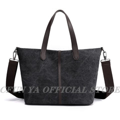 Retro Women Shoulder Bag Handbag High Capacity Portable Messenger Bag