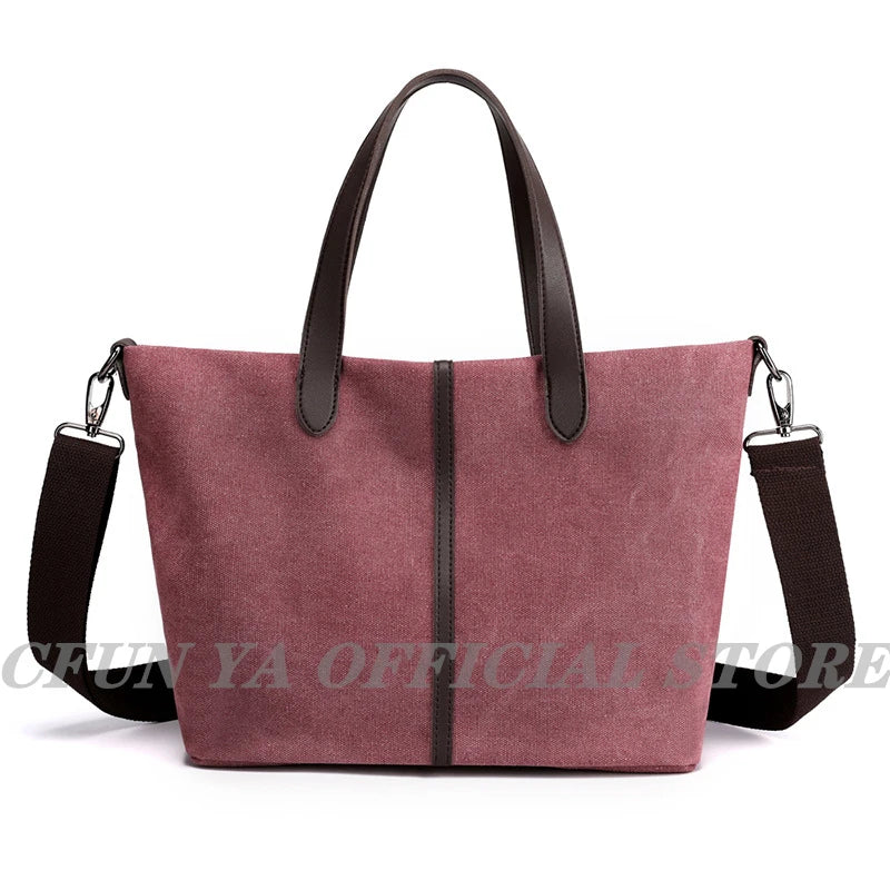 Retro Women Shoulder Bag Handbag High Capacity Portable Messenger Bag