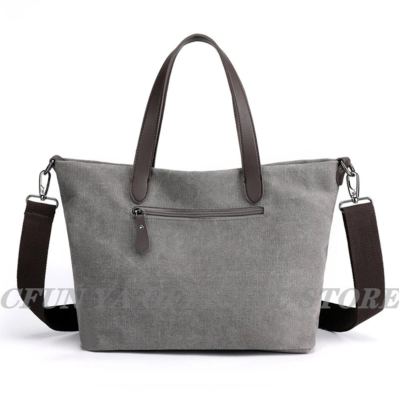 Retro Women Shoulder Bag Handbag High Capacity Portable Messenger Bag