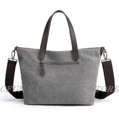 Retro Women Shoulder Bag Handbag High Capacity Portable Messenger Bag