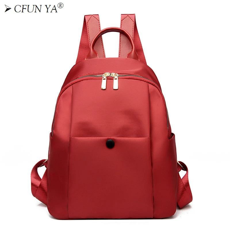 Small Women Oxford Backpack Preppy Style Teenage Girls Handbag Backpacks