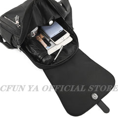 Women Oxford Cloth Travel Backpack Anti-Theft Bagpack Larger Capacity Schoolbag