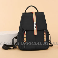 Women Oxford Cloth Travel Backpack Anti-Theft Bagpack Larger Capacity Schoolbag