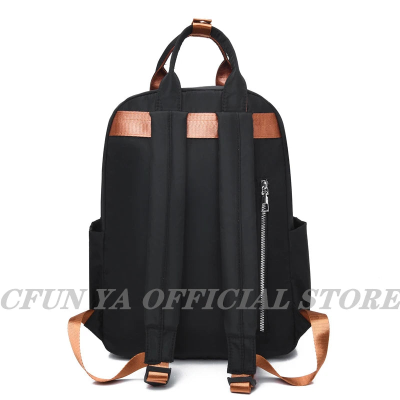 Nylon Women's Backpack 14 Inch Bagpack for Teen Girls
